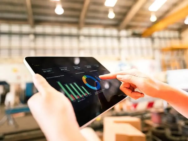 Inventory Visibility on a tablet in a warehouse