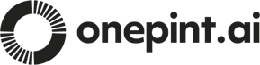 OnePint Logo Black