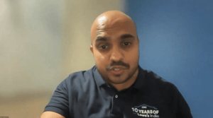 Deepak Bajpai, Senior Director of Technology for Omnichannel Platforms, at Lowe's India, talks during the Order Management Gurus Panel 9