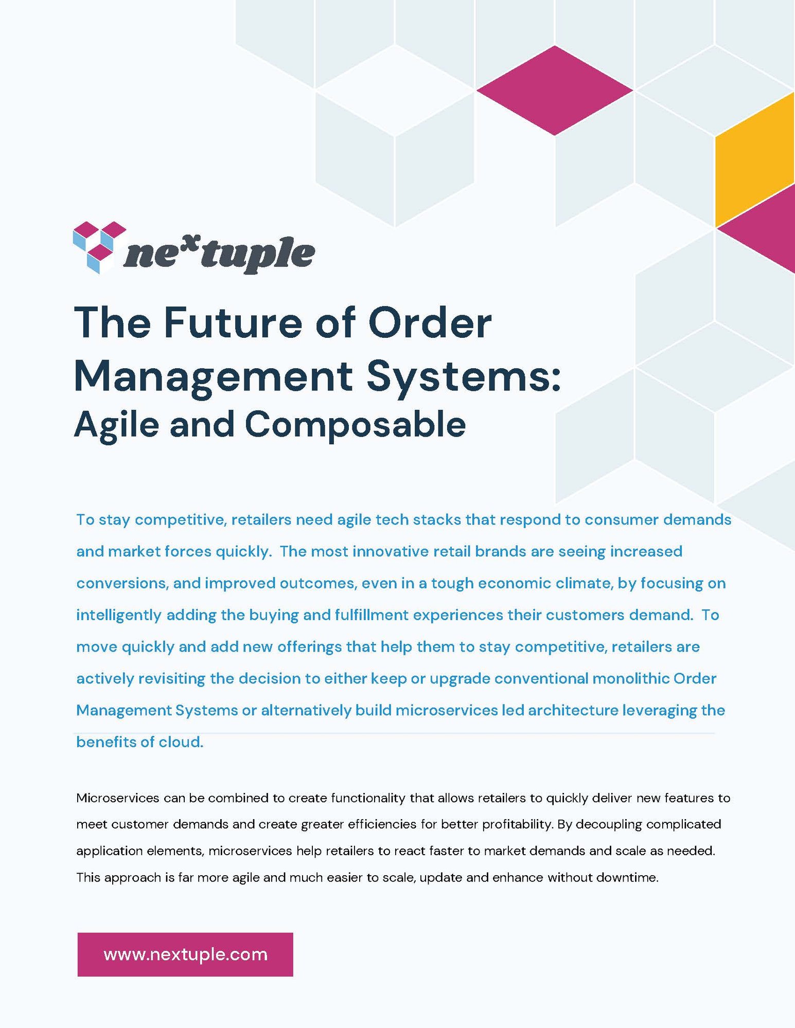 The Future of Order Management Systems- Agile and Composable Tech Brief June 2023_Page_1